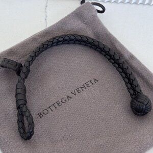 Bottega Veneta Brown Braided Leather Bracelet